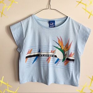 VINTAGE 80s Cropped Tee